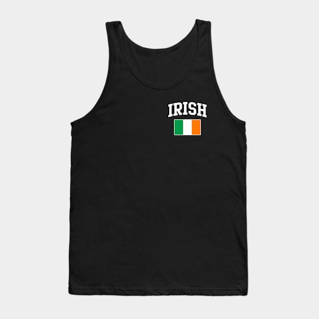 Irish Flag Ireland St Patricks Day Tank Top by E